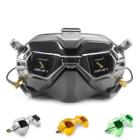 Lumenier AXII HD 2 Patch Visor 5.8GHz 8.4dBi With AXII HD 2 Stubby LHCP Antenna Set for  Digital HD  RP-SMA